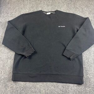 COLUMBIA Women’s Black Logo Crewneck Sweatshirt size: Large